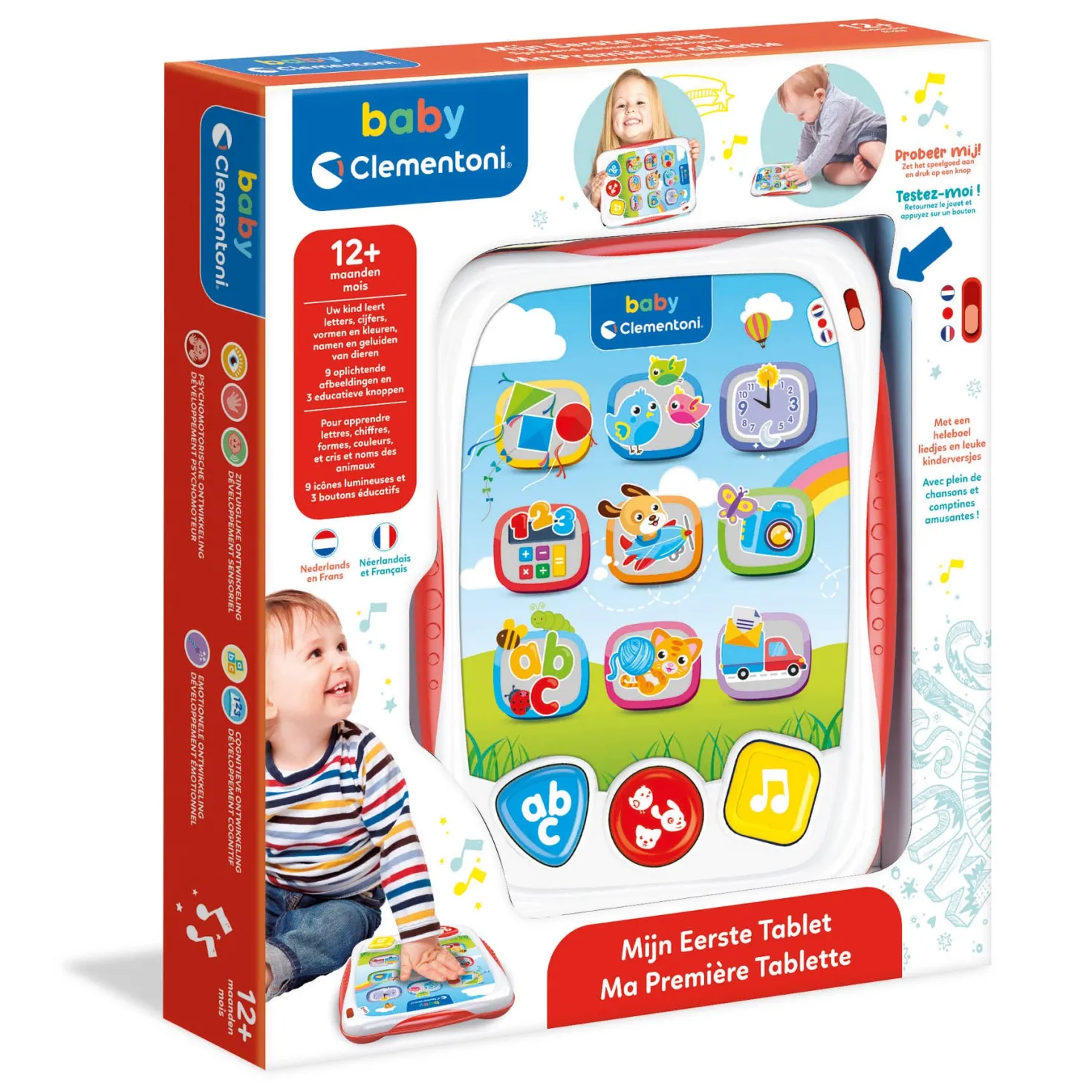Clementoni baby tablet Nederlands