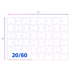 Clementoni paw patrol puzzel 2 x 60 stukjes