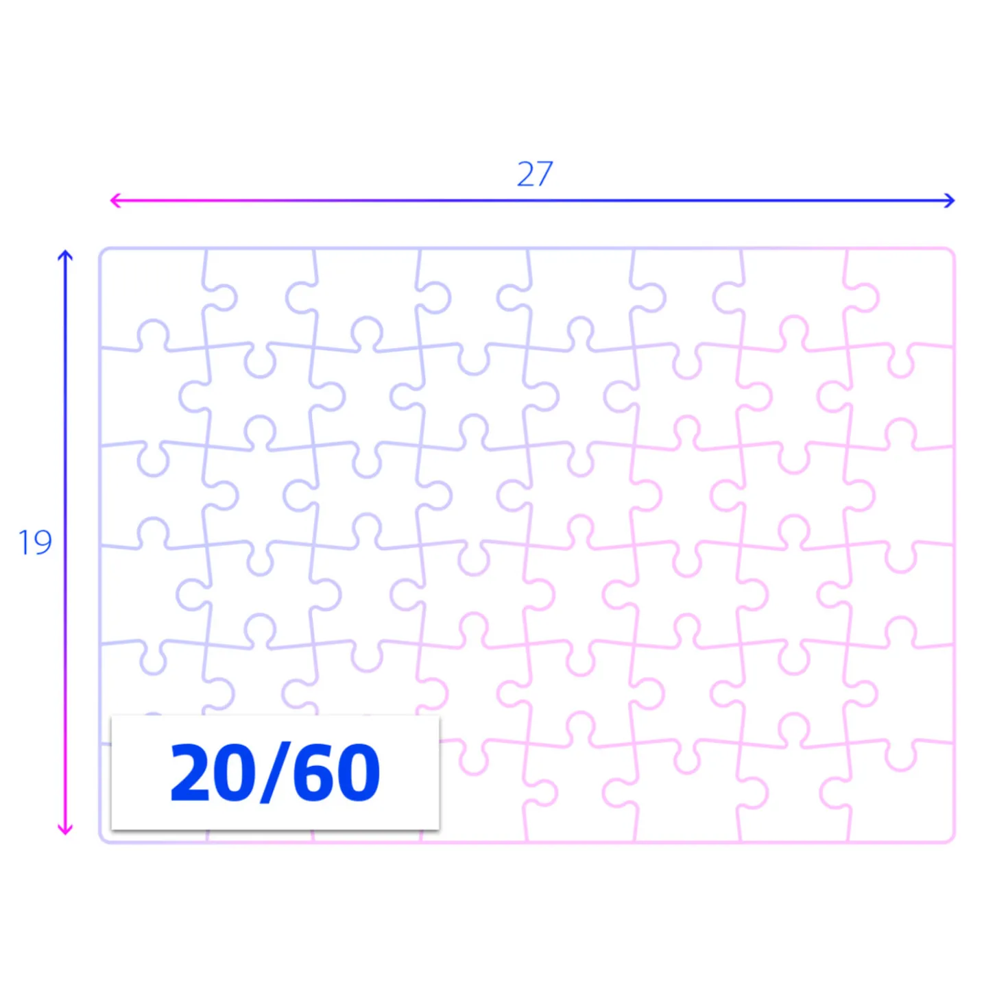 Clementoni paw patrol puzzel 2 x 60 stukjes