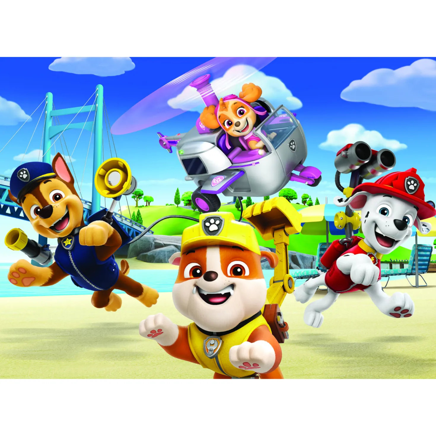 Clementoni paw patrol puzzel 2 x 60 stukjes