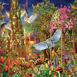 Clementoni puzzel Fantasie Tuin 1500 stukjes