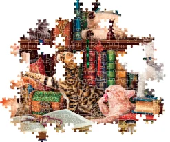 Clementoni puzzel kittens in de bibliotheek 1000 stukjes