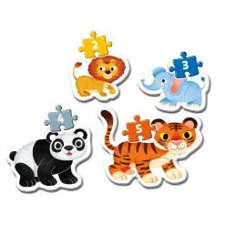 Clementoni Puzzel my first 2, 3, 4, 5 stukjes Wilde dieren