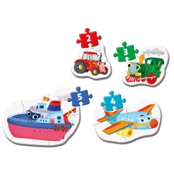 Clementoni Puzzel my first 2, 3, 4, 5 stukjes Transport