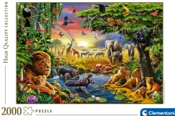 Clementoni puzzel samenkomst in de Afrikaanse jungle 2000 stukjes