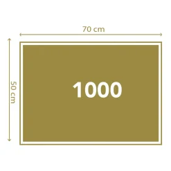 Clementoni puzzel 1000 stuks color Marvelous Mables