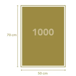 Clementoni Puzzel 1000 stuks rennende paarden compact