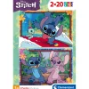 Clementoni Puzzel 2x20 Stukjes Stitch Disney