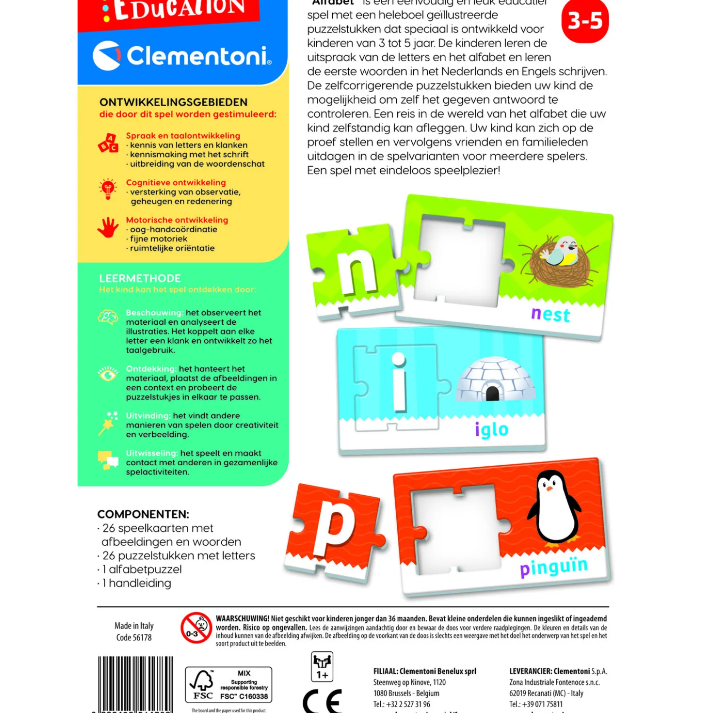 Clementoni spel leer het alfabet (NL)