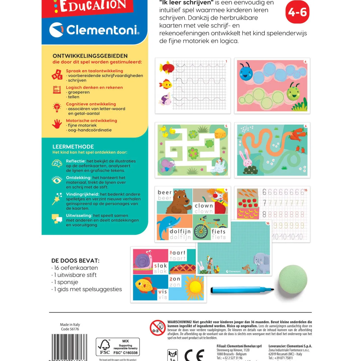 Clementoni spel leren schrijven (NL)