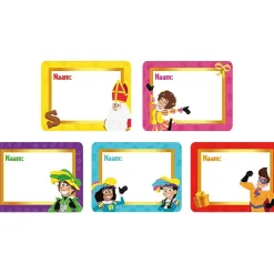 Club van sinterklaas stickers op rol