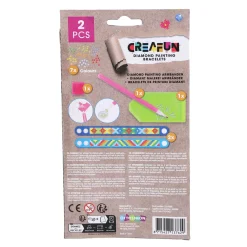 Creafun diamond painting armbanden 2 stuks assorti