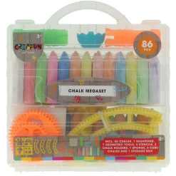 Creafun Outdoor Stoepkrijt mega set 86-delig