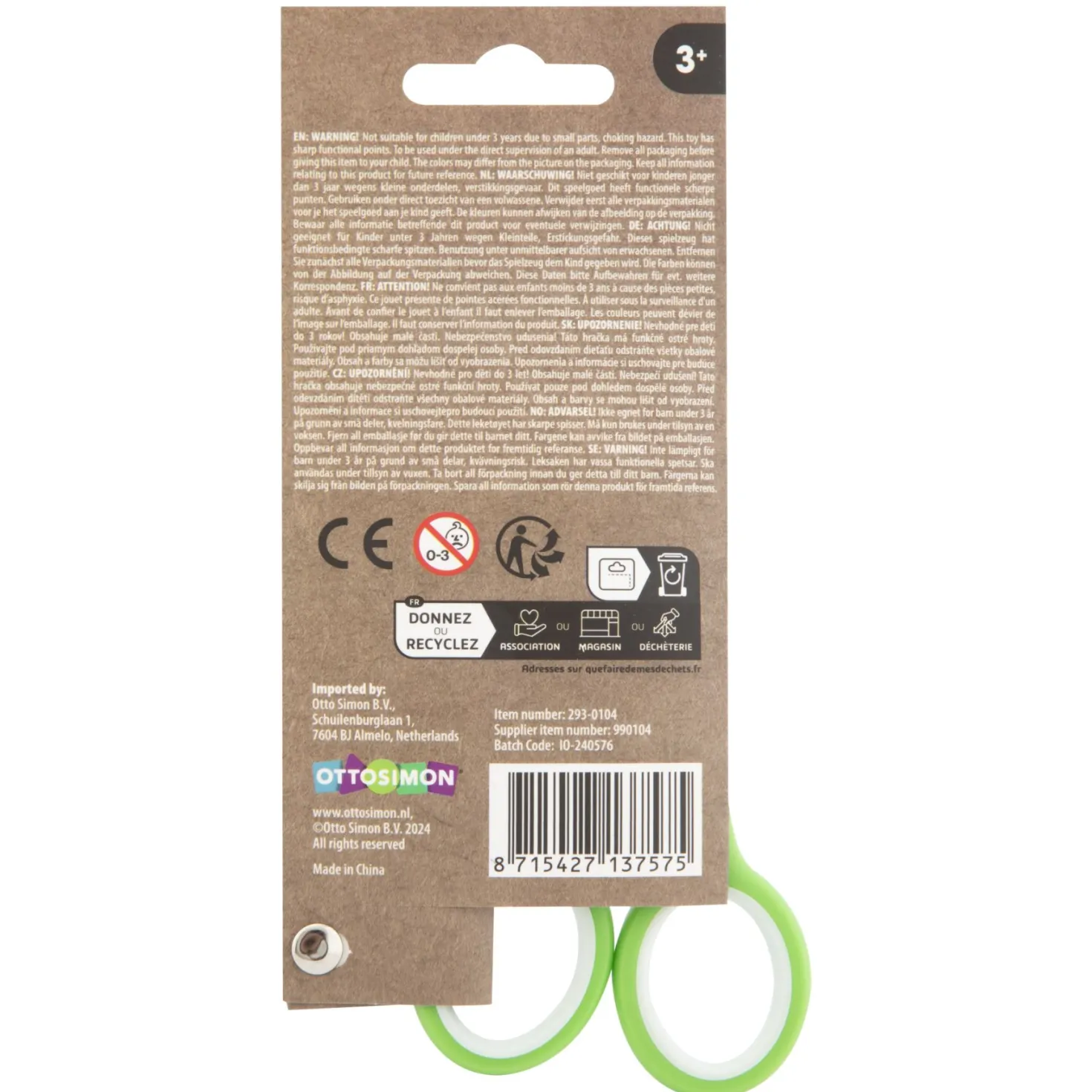 Creafun schaar links 13 cm