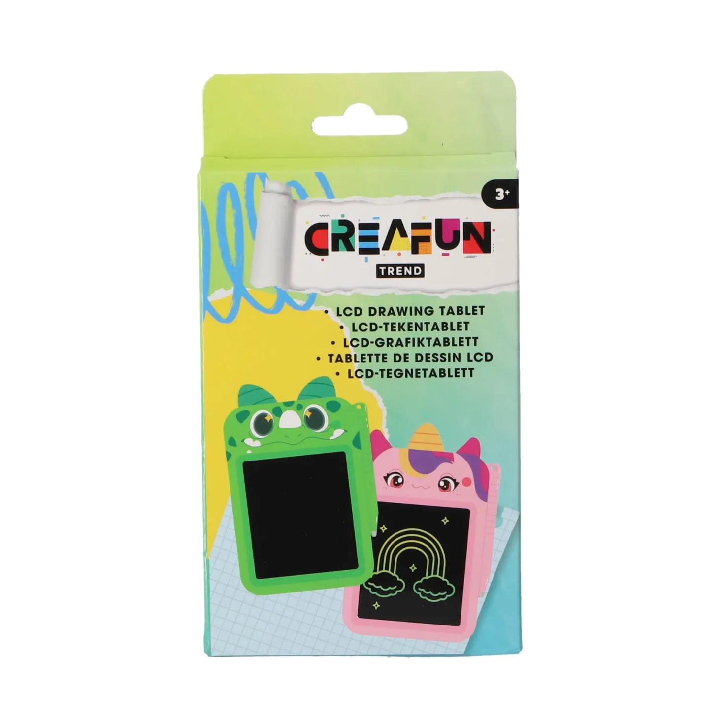 Creafun trend lcd tekenbord fun 15 cm 6 assorti