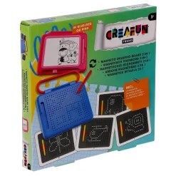 Creafun trend magnetisch tekenbord 2 in 1 2 assorti