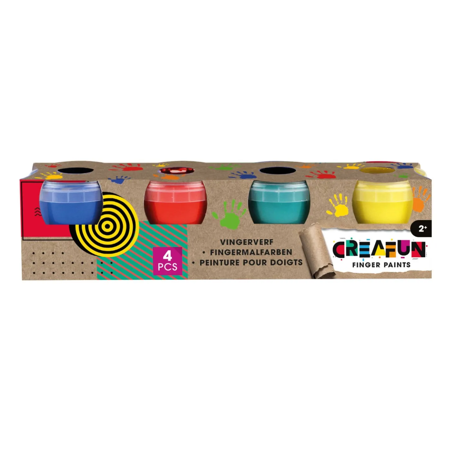 Creafun vingerverf 4 X 140 Gram