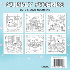 Cute & Cozy Kleurboek Cuddly Friends