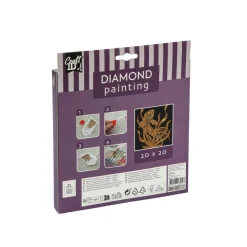 Diamond painting velvet canvas crystal 2 assorti