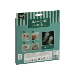 Diamond painting velvet canvas crystal 2 assorti