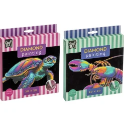 Diamond painting velvet canvas neon 2 assorti