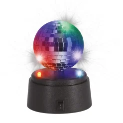 Disco mini spiegel bal BO/USB party time