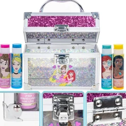 Disney princess make-up koffertje met 4 lipbalsem
