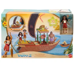 Disney princess small doll vaiana transforming boat