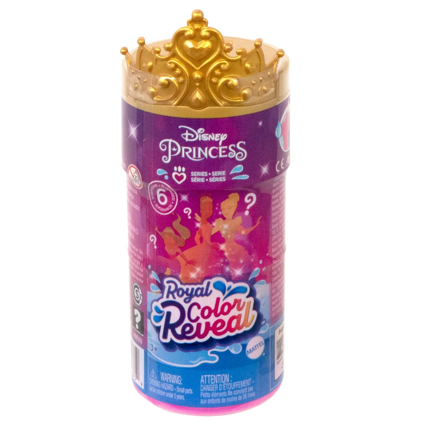 Disney Pr. Pop Small Doll Color Reveal 6 Assorti