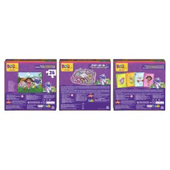 Dora Spellen & Puzzel Pakket Popup Spel, Kaartspel, Puzzel