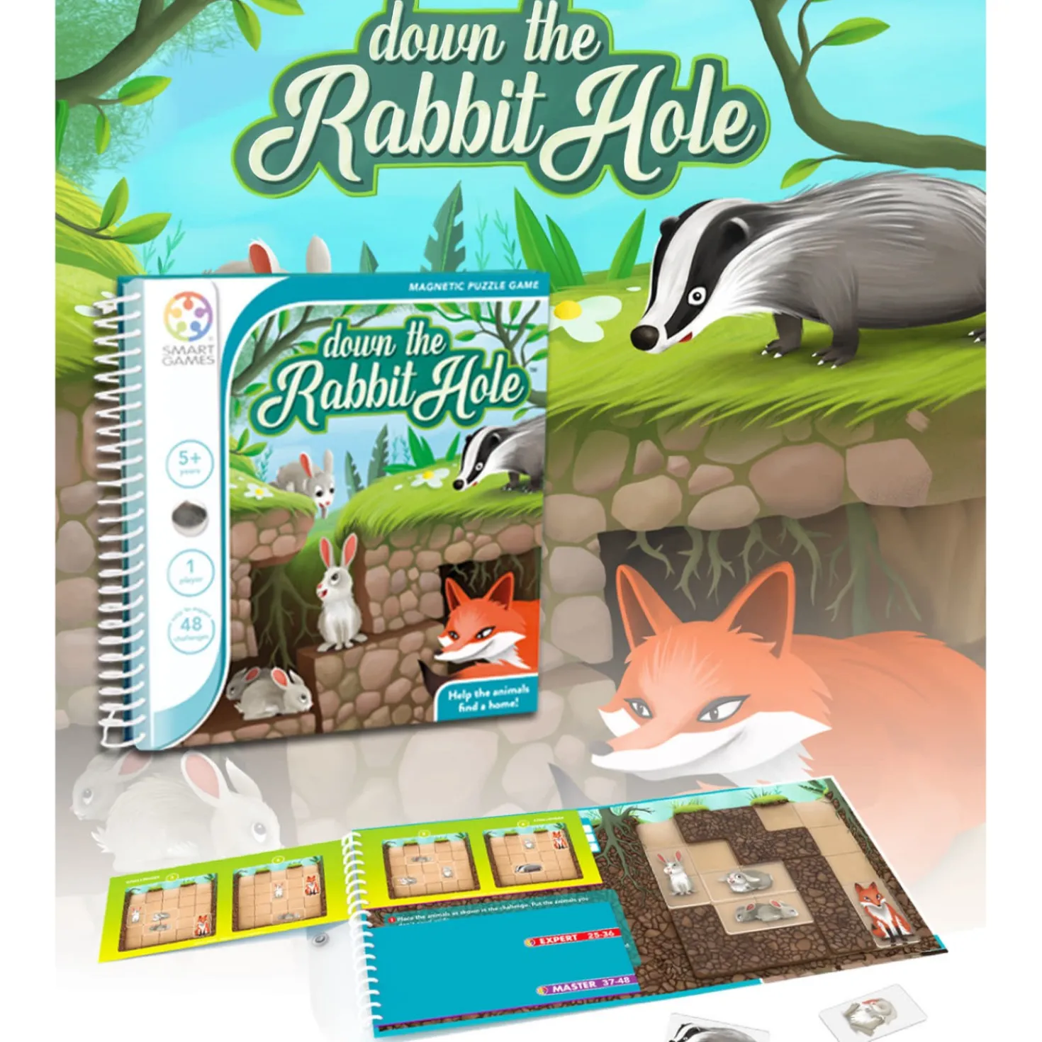 Down The Rabbit Hole - Denkspel Magnetisch