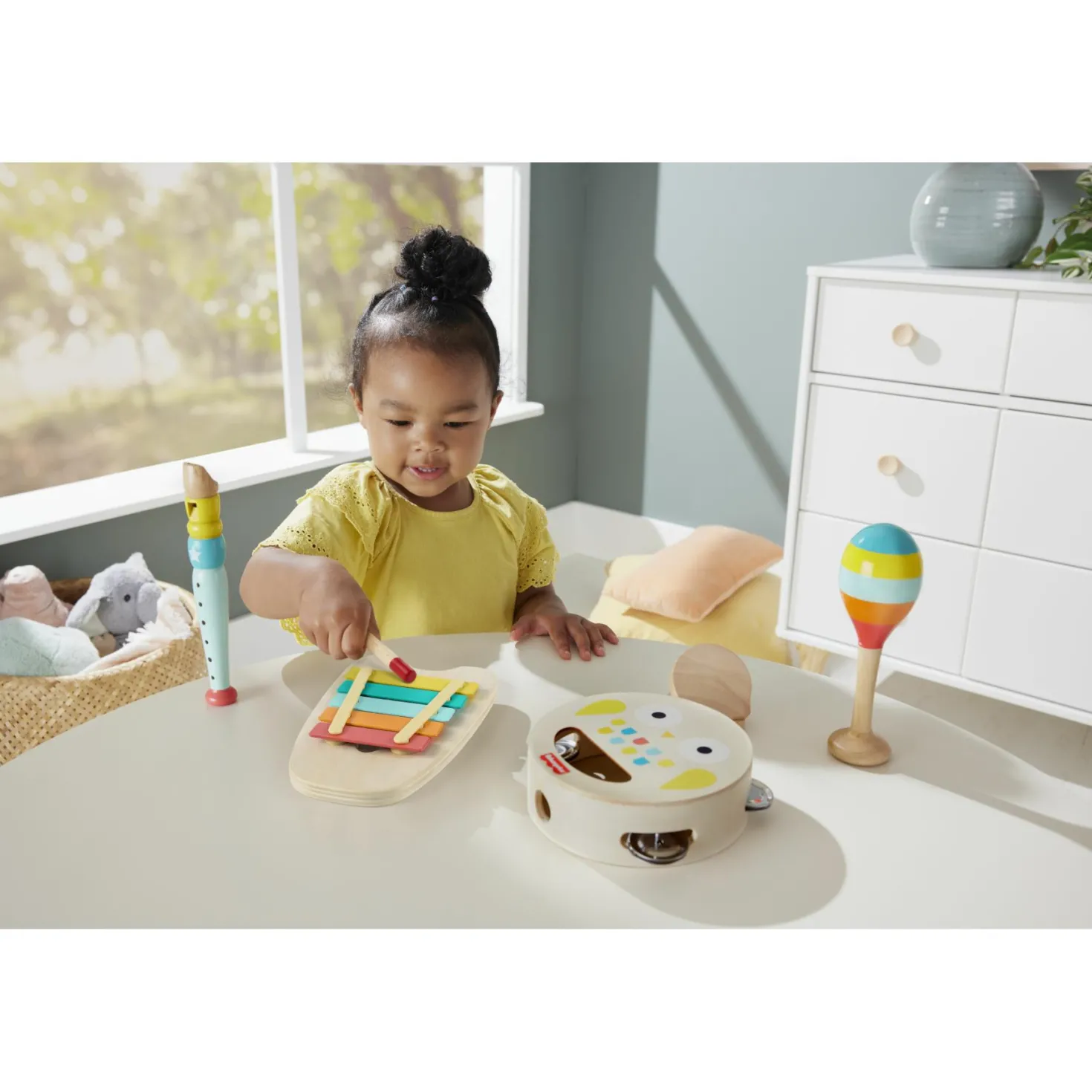 Fisher Price Hout Musical Gift Set
