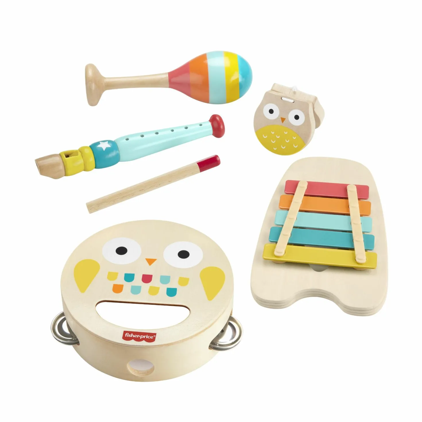 Fisher Price Hout Musical Gift Set