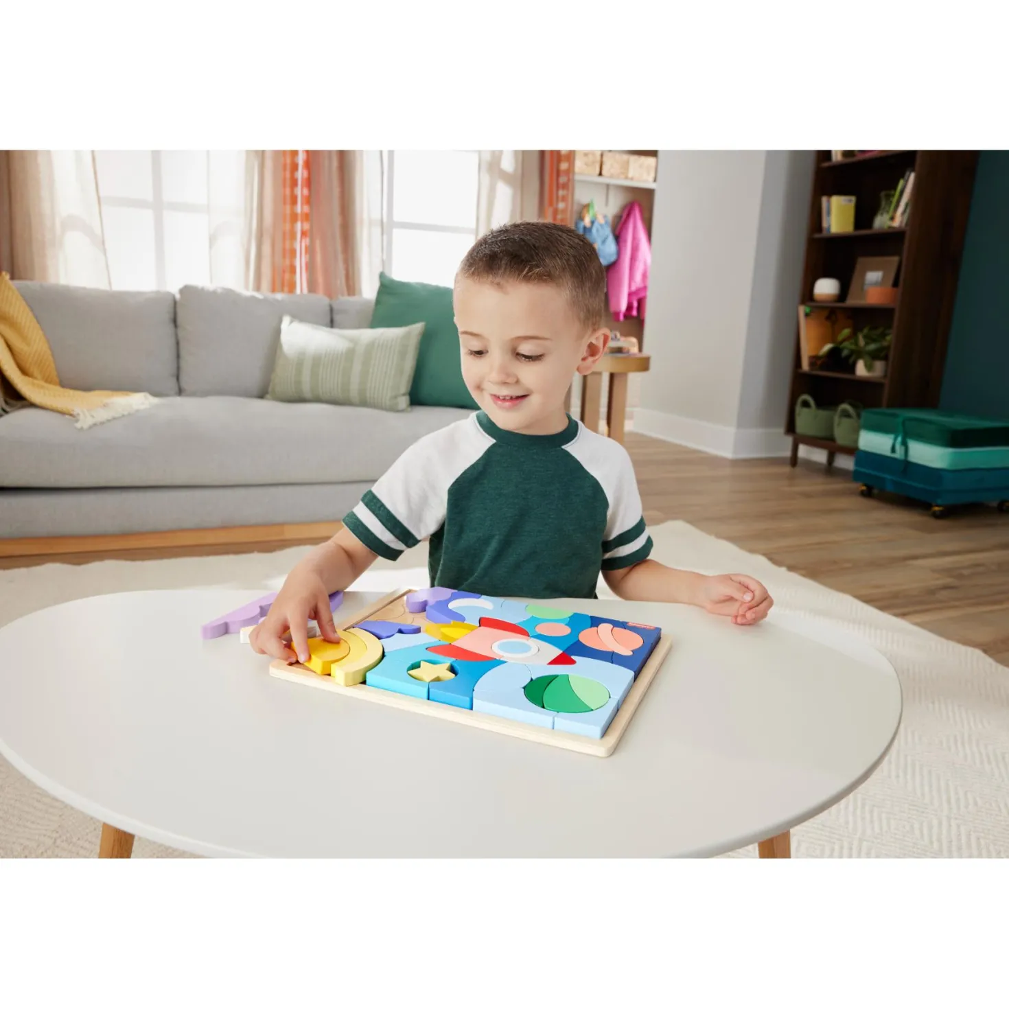 Fisher Price Hout Vormen Puzzel
