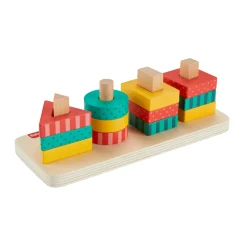 Fisher Price Hout Vormen Stapelen