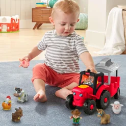 Fisher Price lp boederij traktor gift set