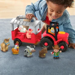 Fisher Price lp boederij traktor gift set
