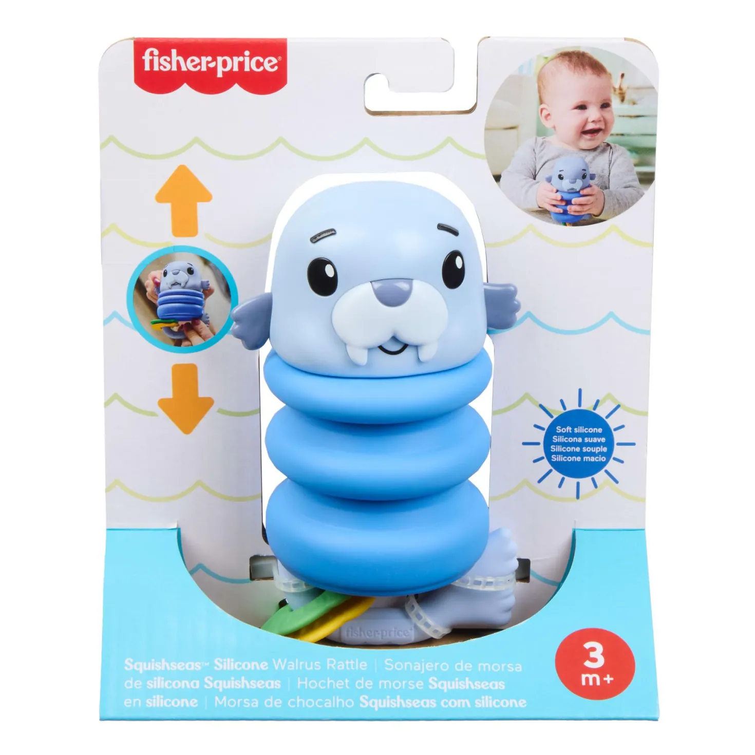 Fisher Price new born 2 in 1 pop up rammelaar assorti