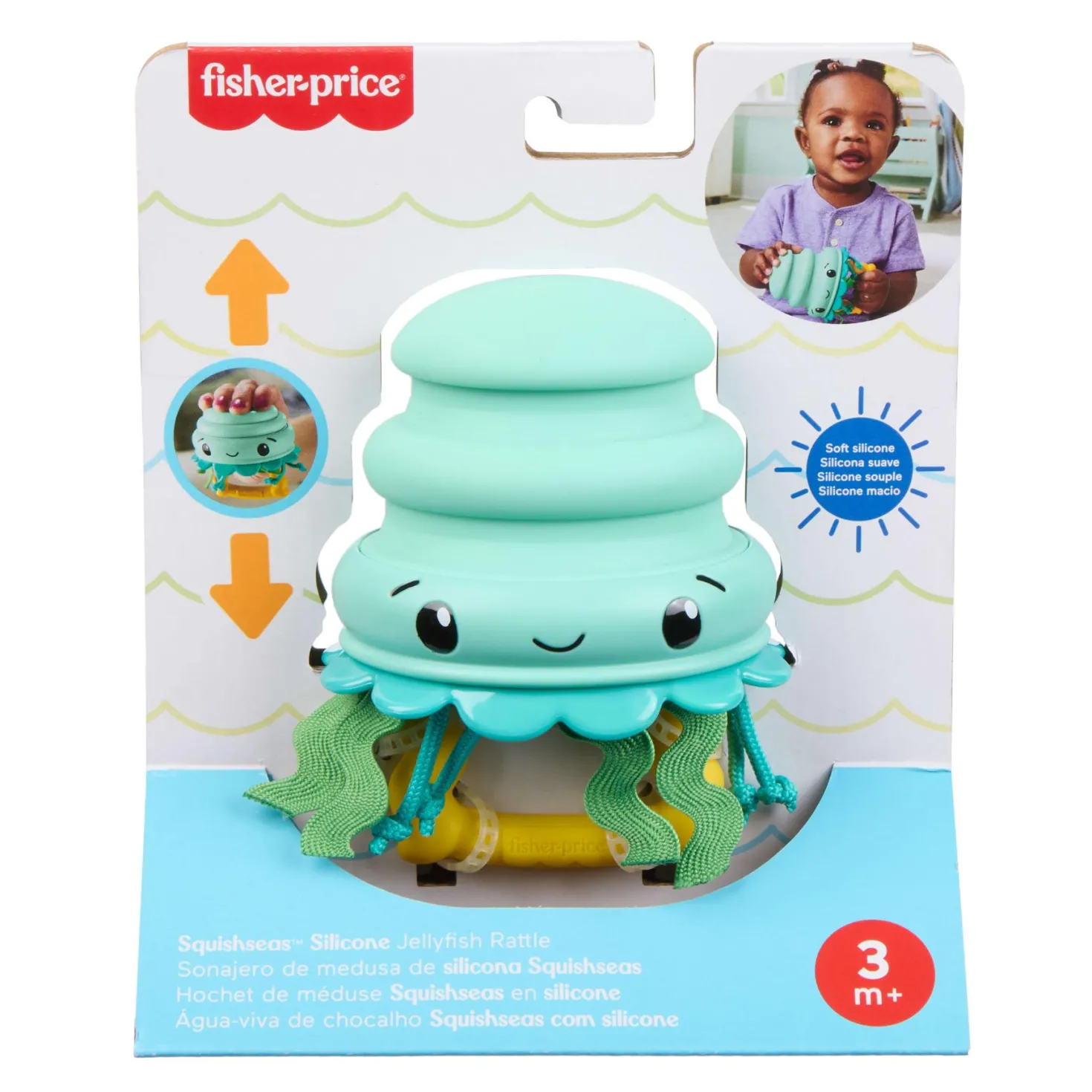 Fisher Price new born 2 in 1 pop up rammelaar assorti