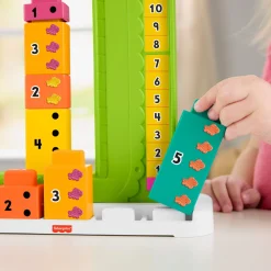 Fisher Price stapel krokodil