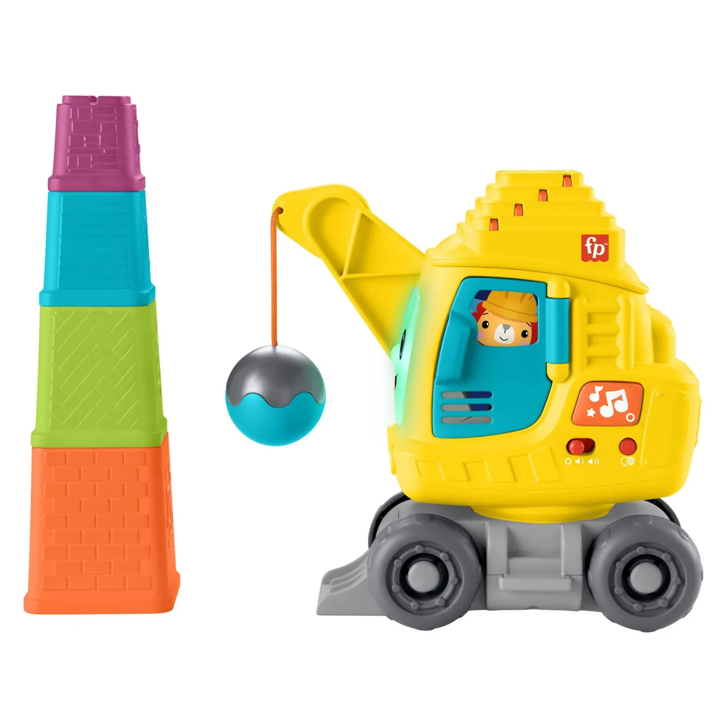Fisher price tel- en stapelkraan