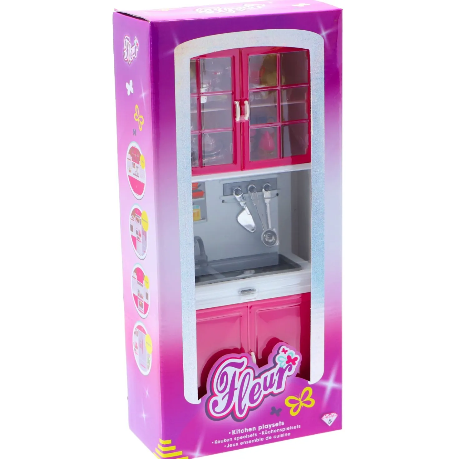 Fleur Keuken Speelset Gootsteen Met Keukenkastjes