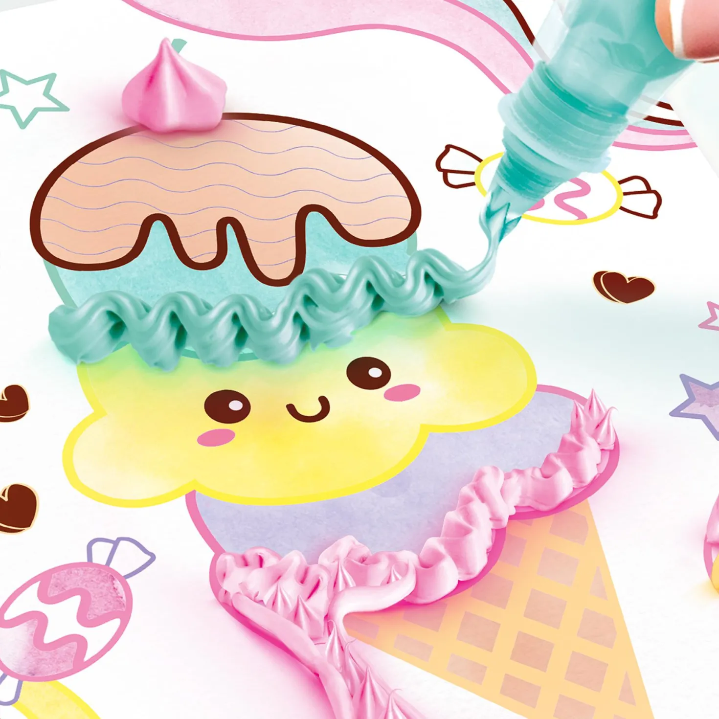 Fluffy schilder set