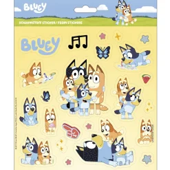 Foam stickers met glittereffect Bluey