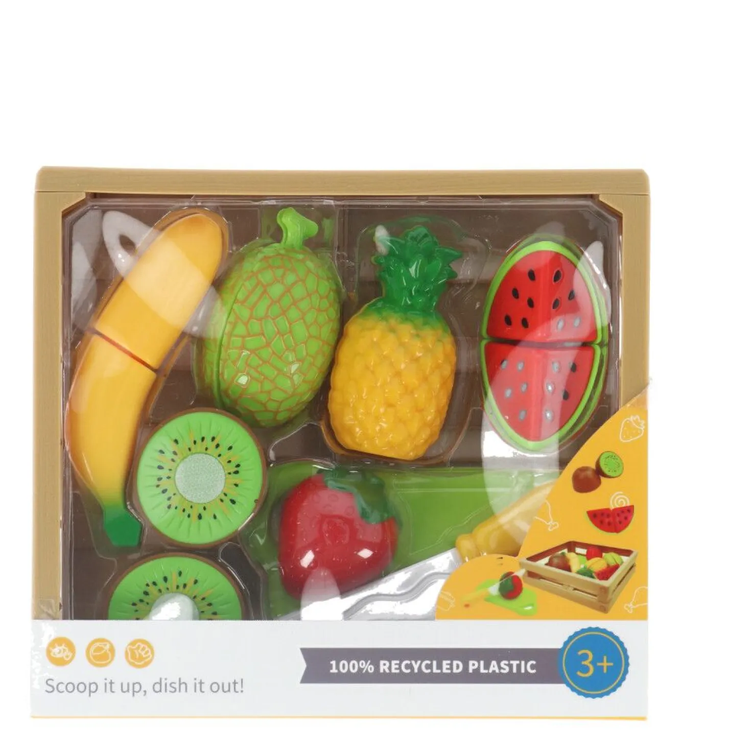 Fruit Snijset Met Klittenband In Kist