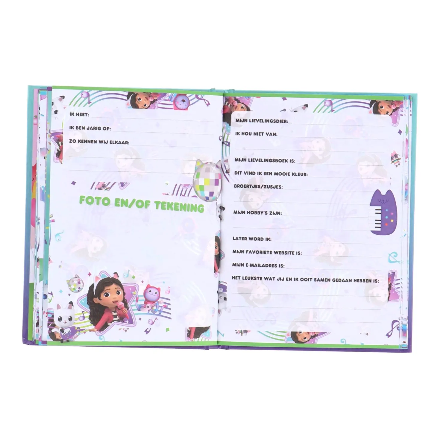 Gabby's Dollhouse Boek Vriendenboek