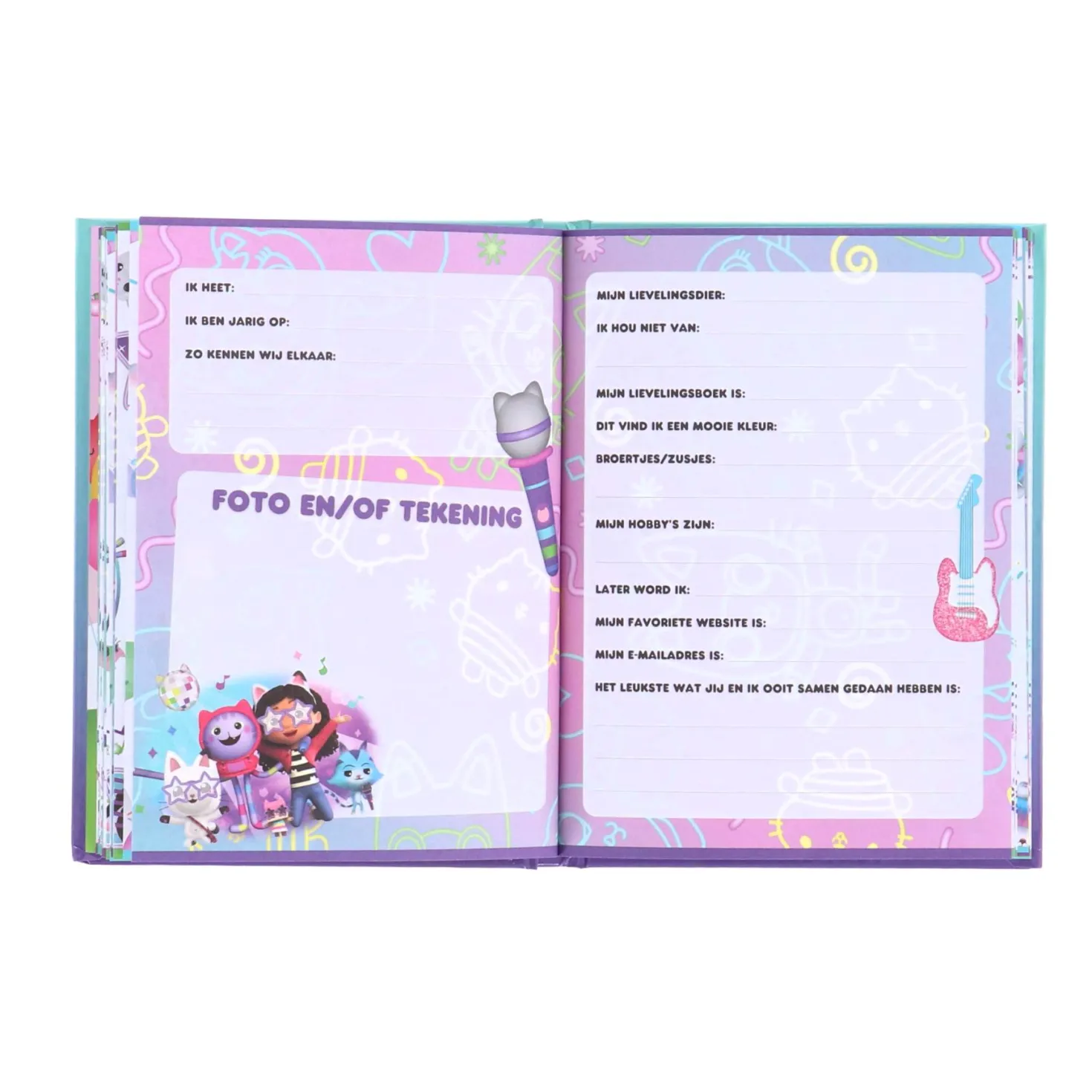 Gabby's Dollhouse Boek Vriendenboek