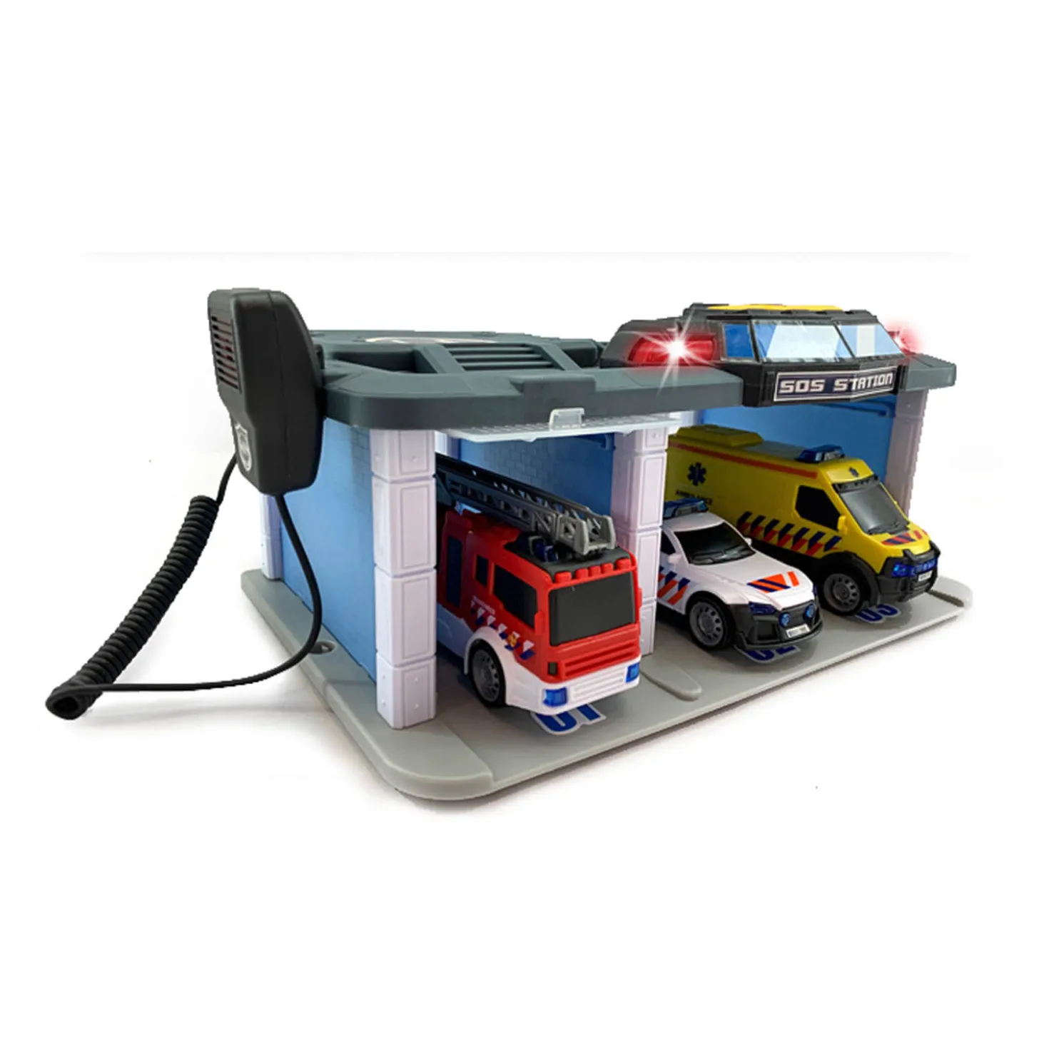 Garage rescue center met licht en geluid b/o nl