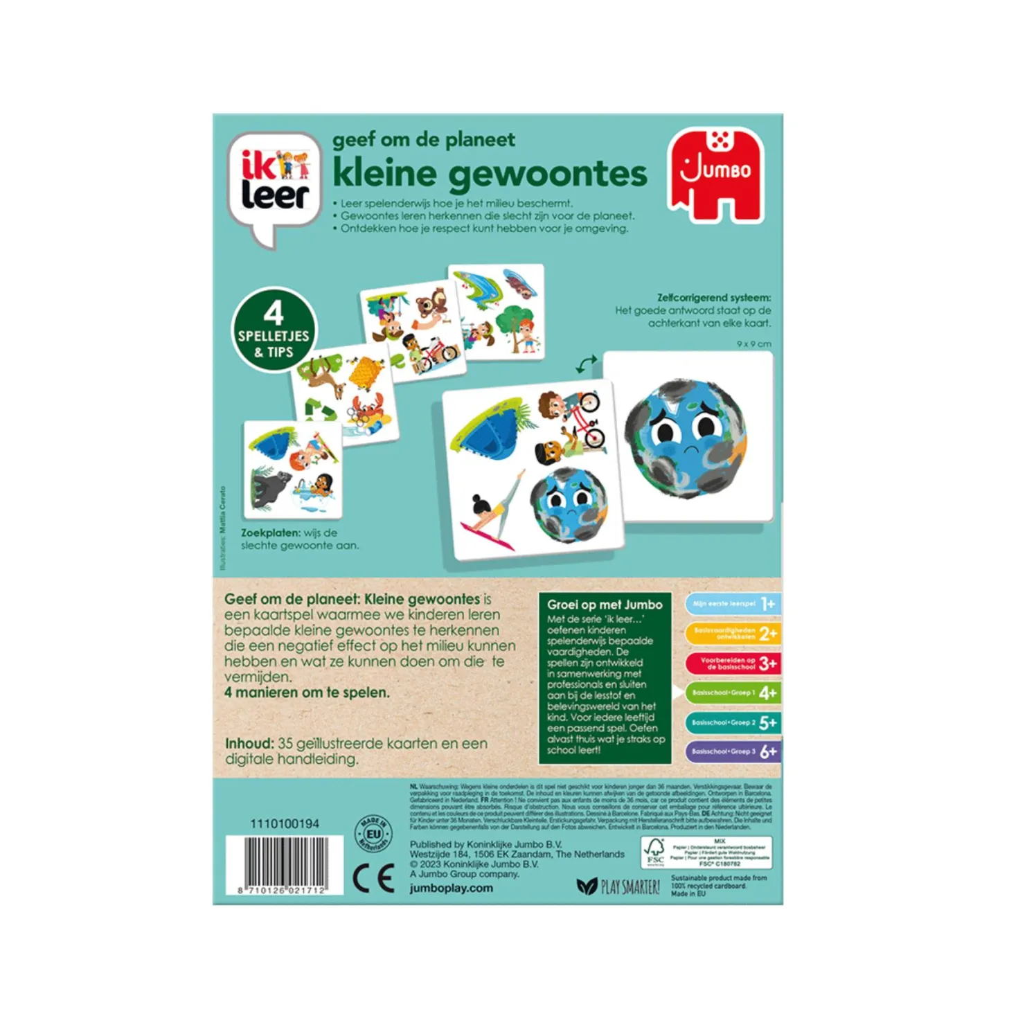 Geef om de planeet kleine gewoontes