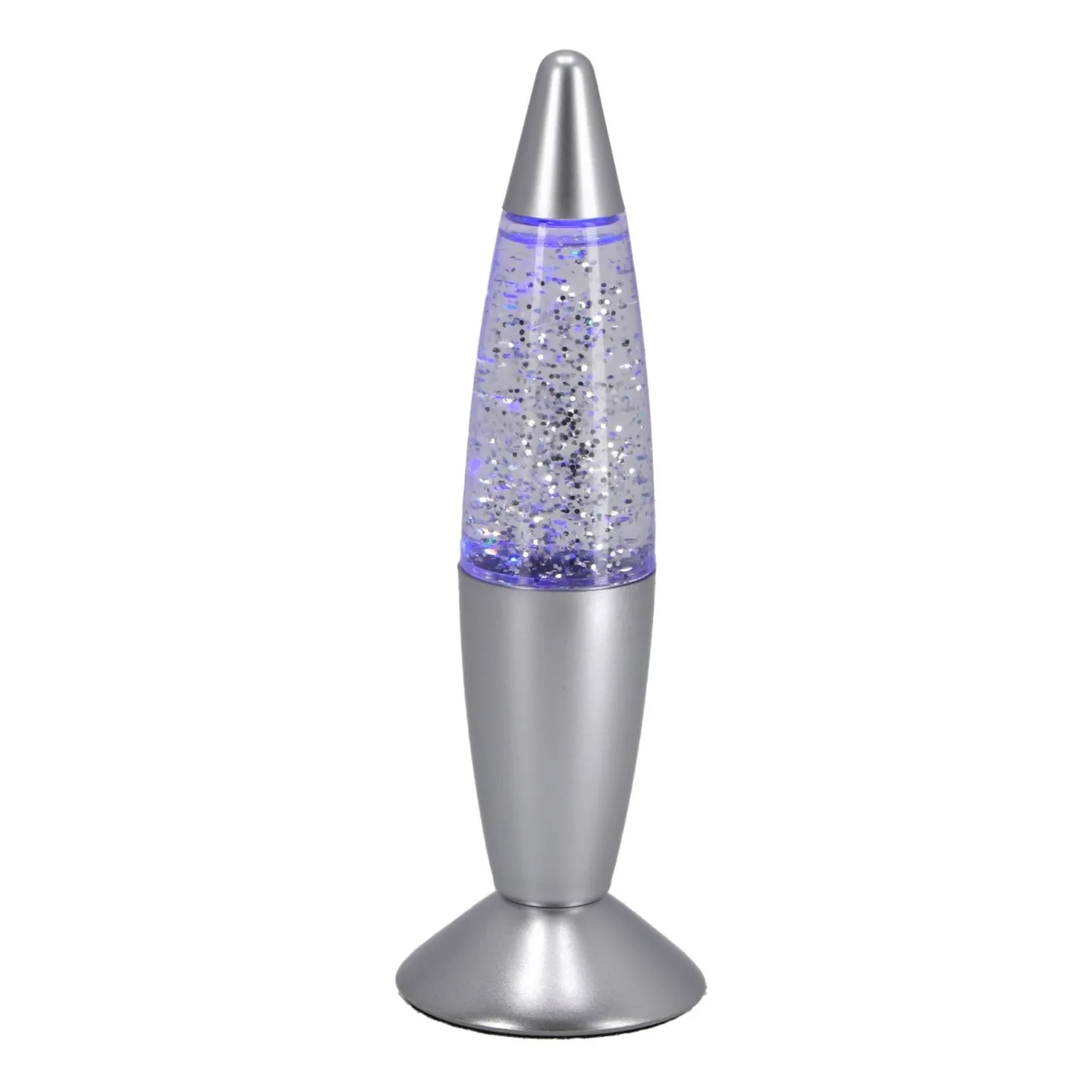 Glitterlamp kleur veranderend 19 cm